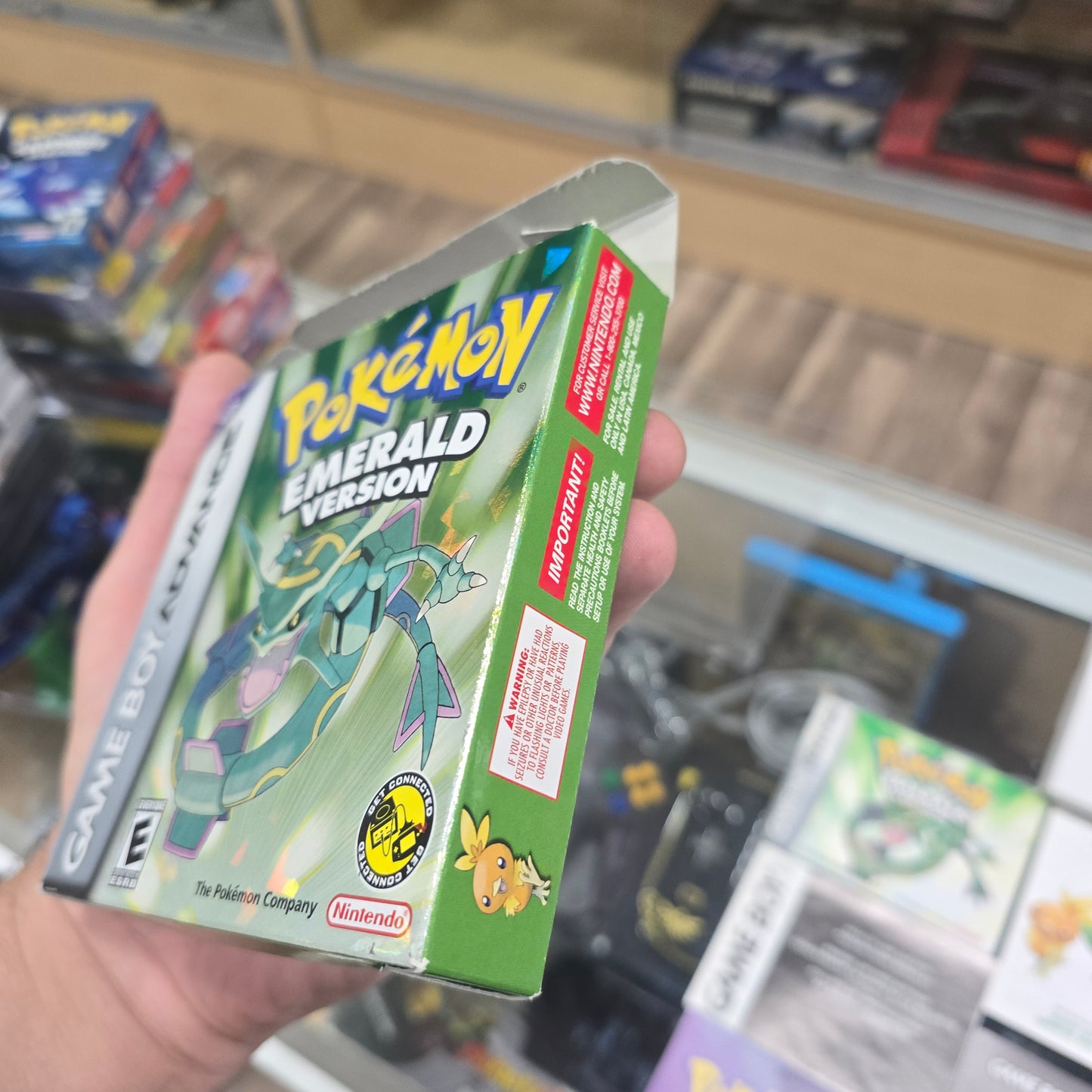Pokémon Emerald (Authentic) (Good Condition) (CIB) Nintendo Gameboy Advance