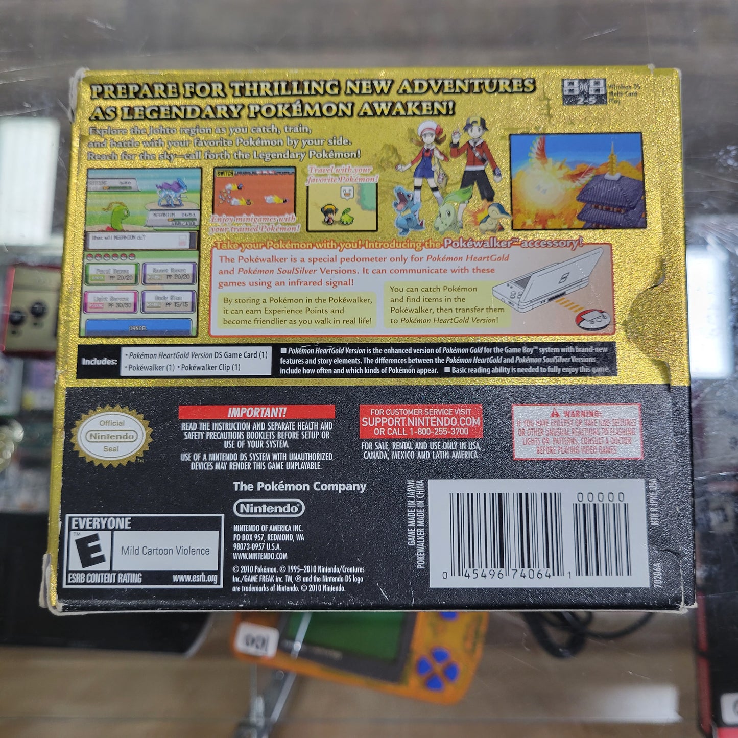 Pokémon HeartGold Poke Walker Nintendo DS [Authentic]