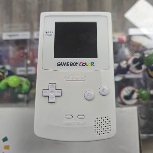Custom White Nintendo Gameboy Color with IPS Brighter Screen Handheld System (Check description)