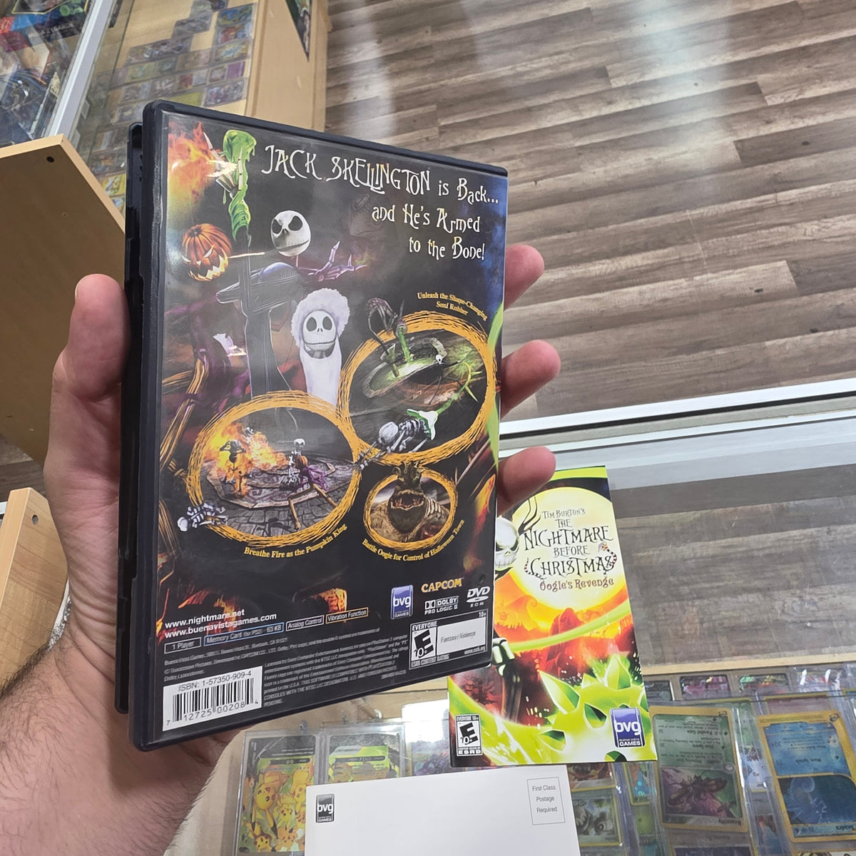 Nightmare Before Christmas: Oogie's Revenge PlayStation 2 Case and Manual ONLY