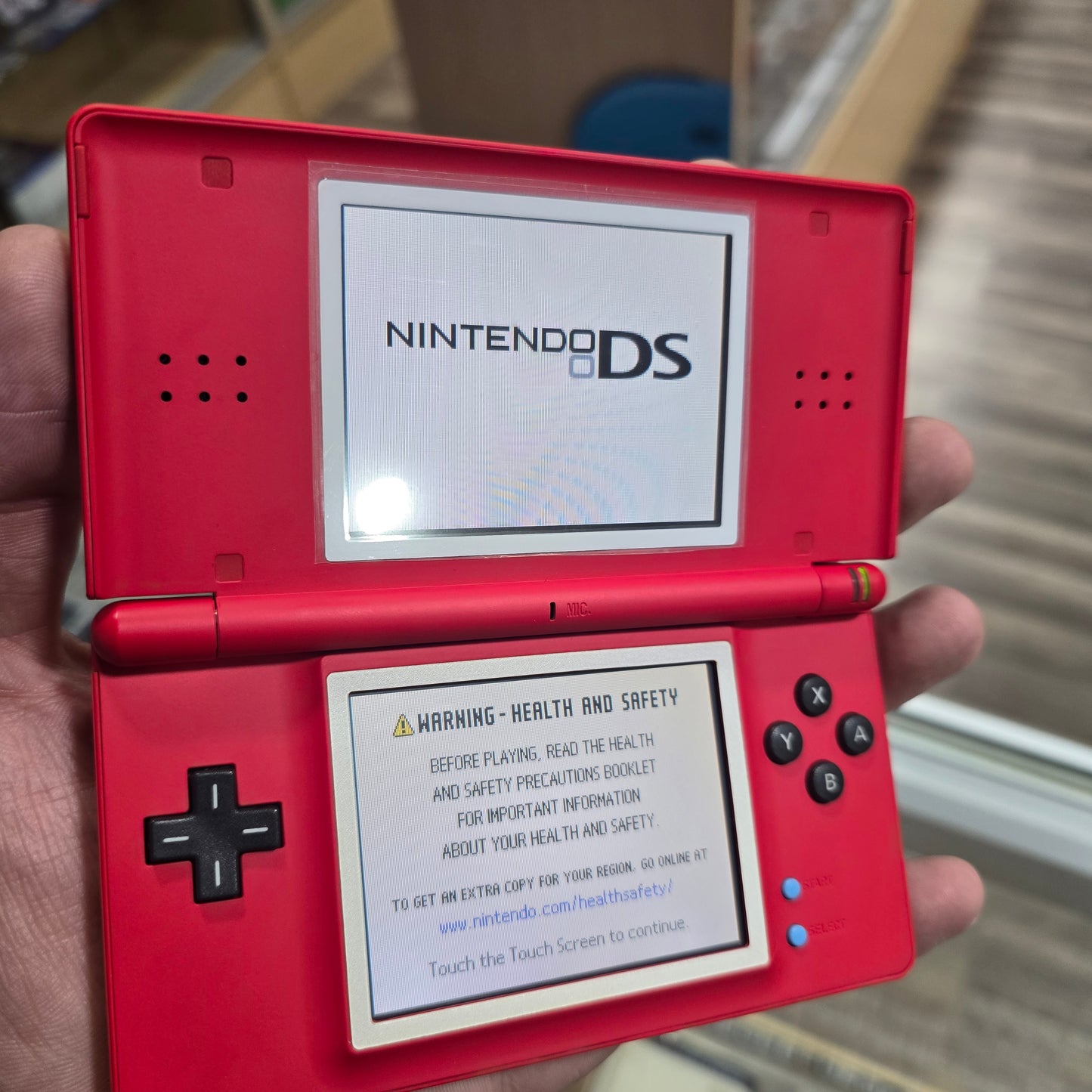 Custom Nintendo DS Lite Handheld System with Charger (Custom Shell) (Pokedex)