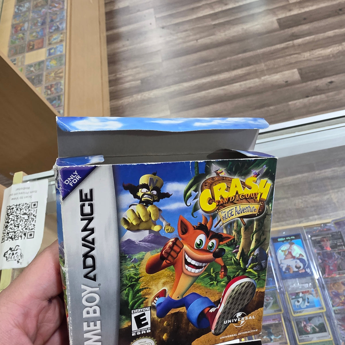 Crash Bandicoot the Huge Adventure Nintendo Gameboy Advance