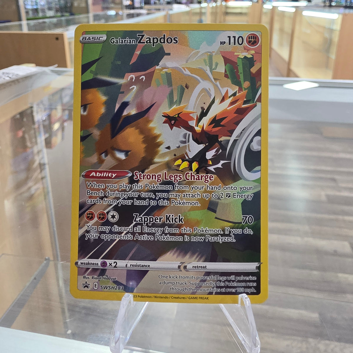(NM) Galarian Zapdos - SWSH283 - SWSH: Sword & Shield Promo Cards