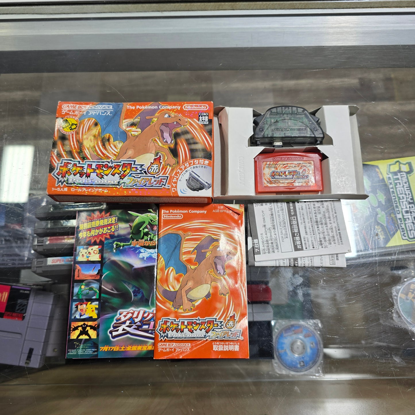 Pokémon FireRed (Authentic) Japanese Nintendo Gameboy Advance in Box