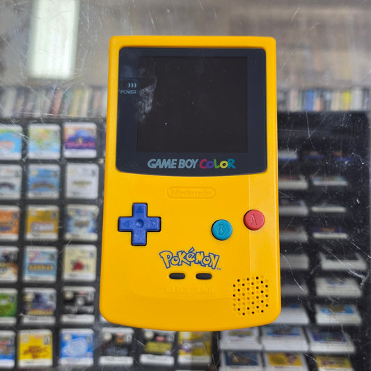 Custom Nintendo Pokemon Gameboy Color Handheld System with Custom Brighter Screen