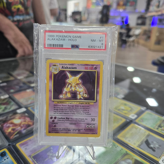 Alakazam - Base Set (PSA 8)