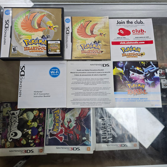 Pokémon HeartGold Authentic CIB Nintendo DS