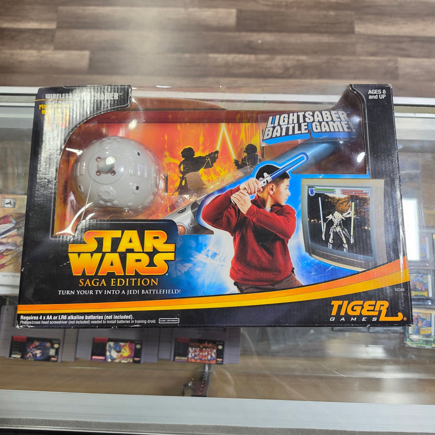 Star Wars Saga Edition Lightsaber Battle Game TV Plug Play 2005