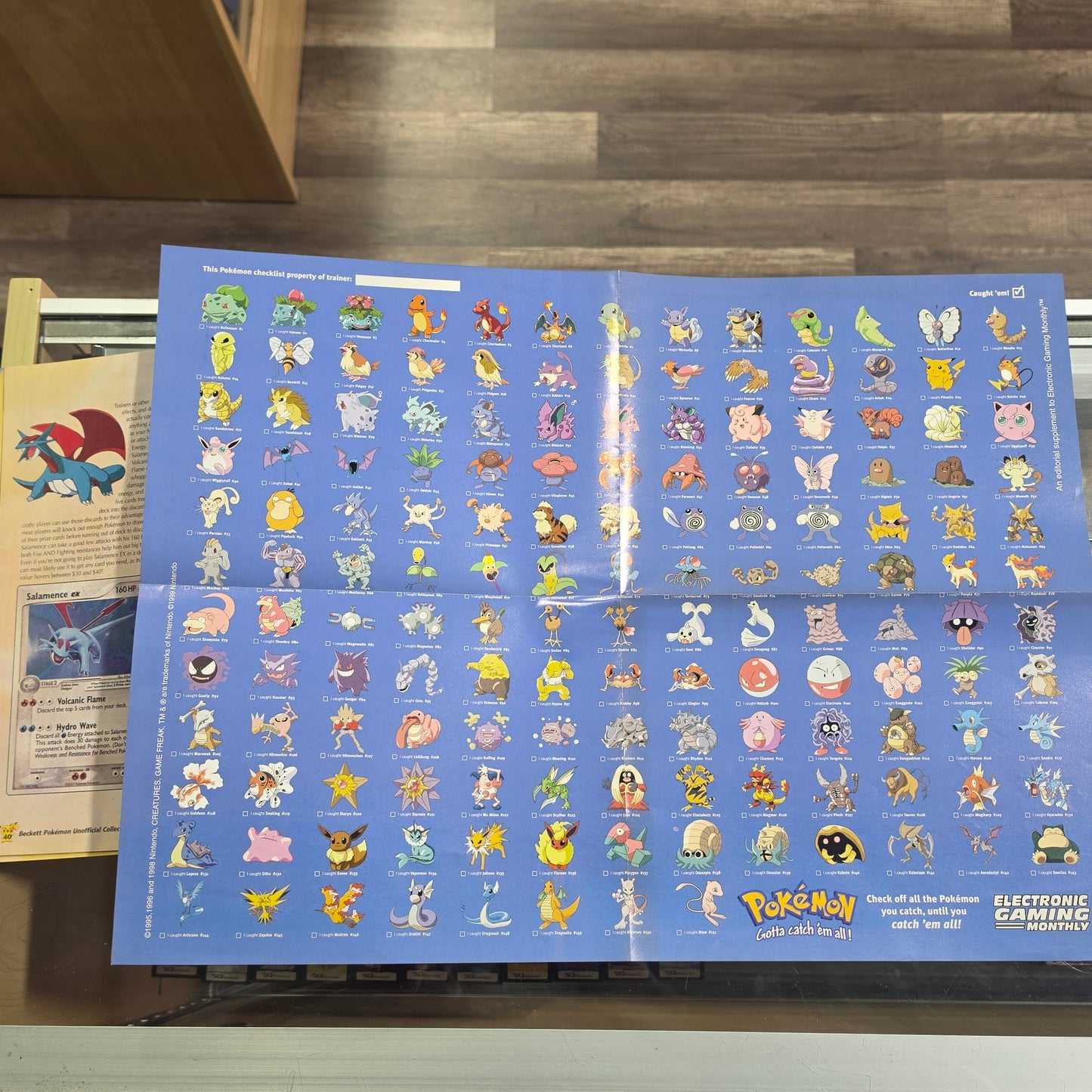 Beckett Pokémon Unofficial Collector Magazine 2007 with Poster