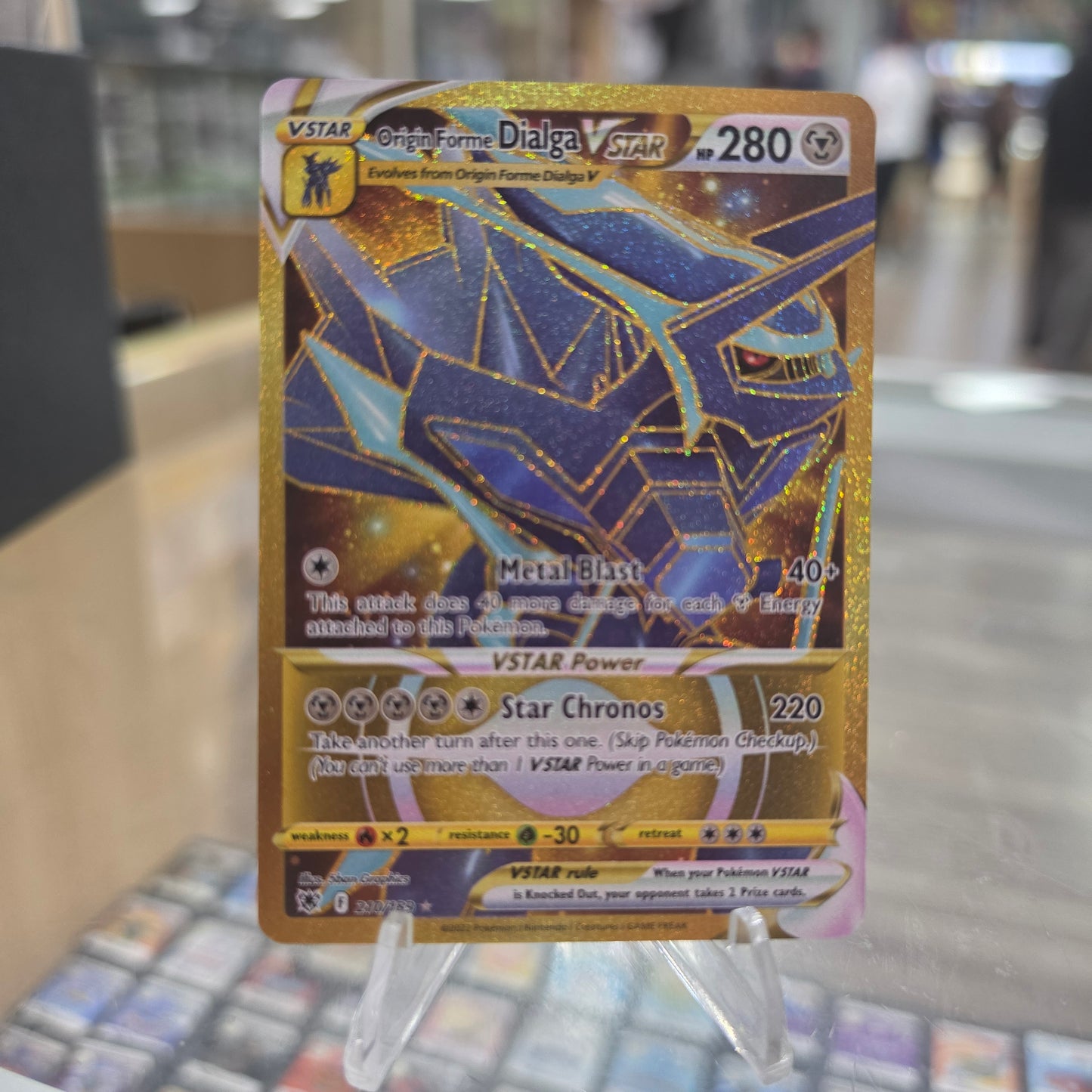 Origin Forme Dialga VSTAR - 210/189 (Secret) - SWSH10: Astral Radiance (NM)