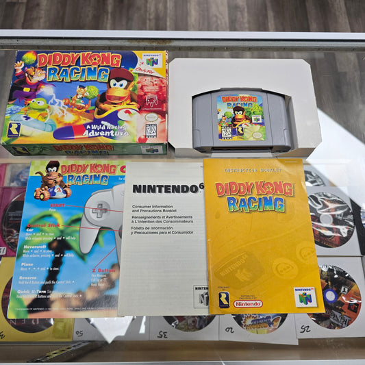 Diddy Kong Racing Nintendo 64 CIB (Clean) with Box Protector