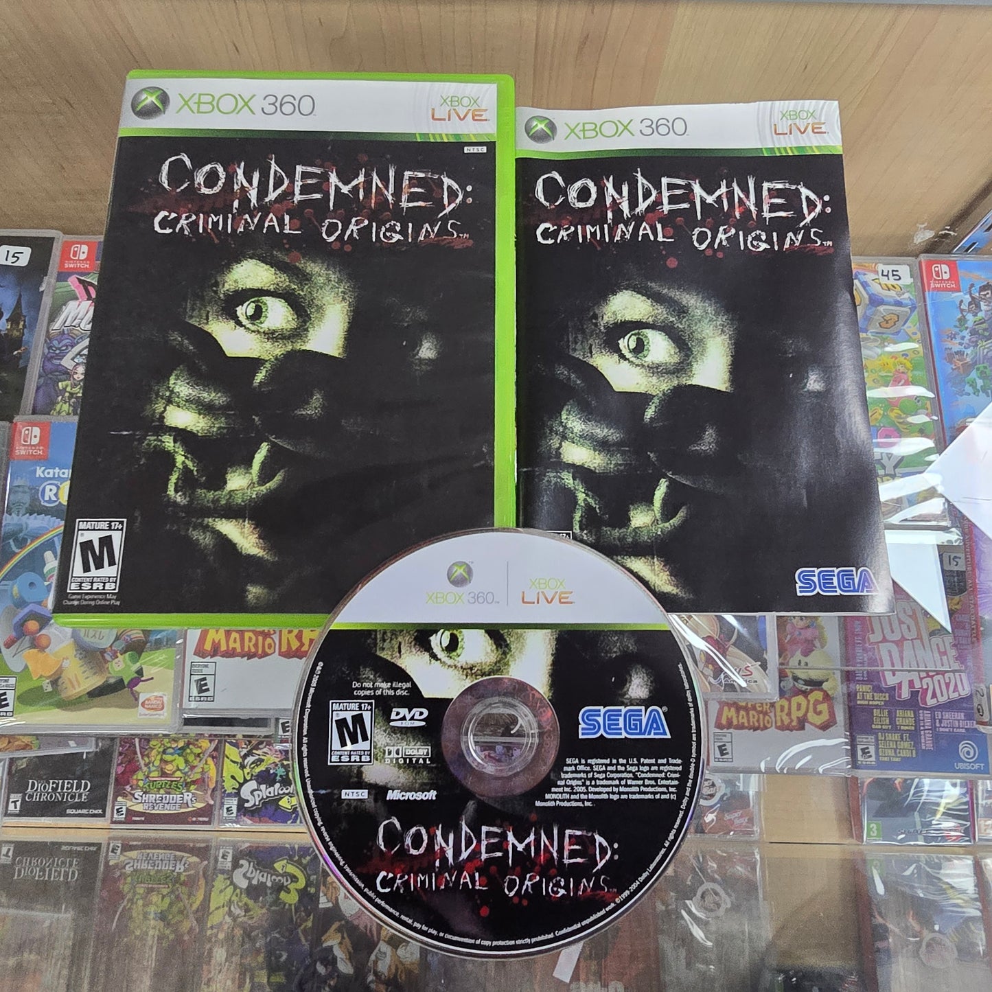 Condemned: Criminal Orgins Xbox 360