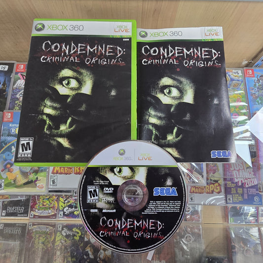 Condemned: Criminal Orgins Xbox 360