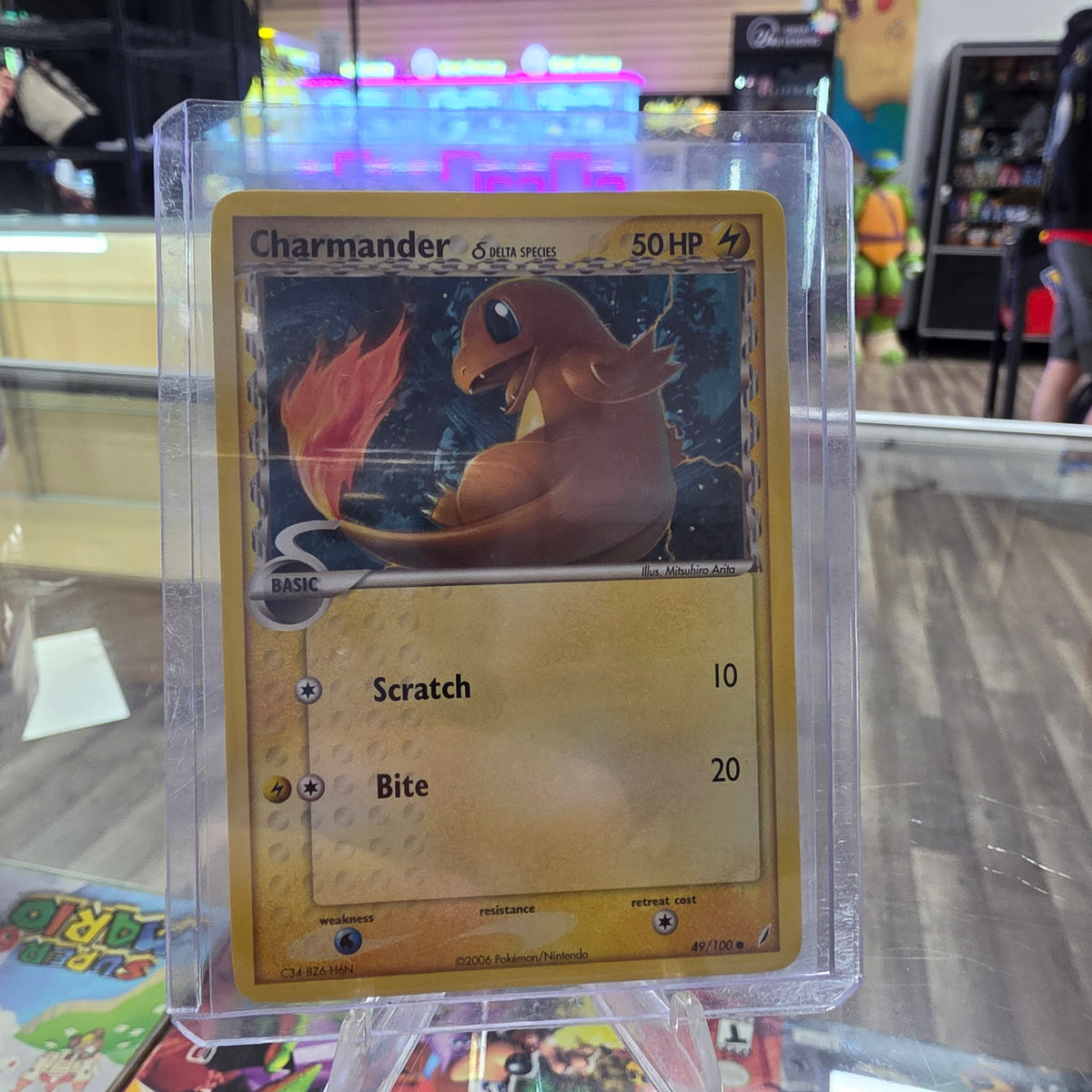 Charmander (Delta Species) - EX Crystal Guardians (NM)