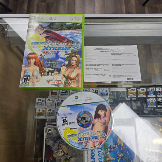 Dead or Alive Xtreme 2 with Registration Card Xbox 360