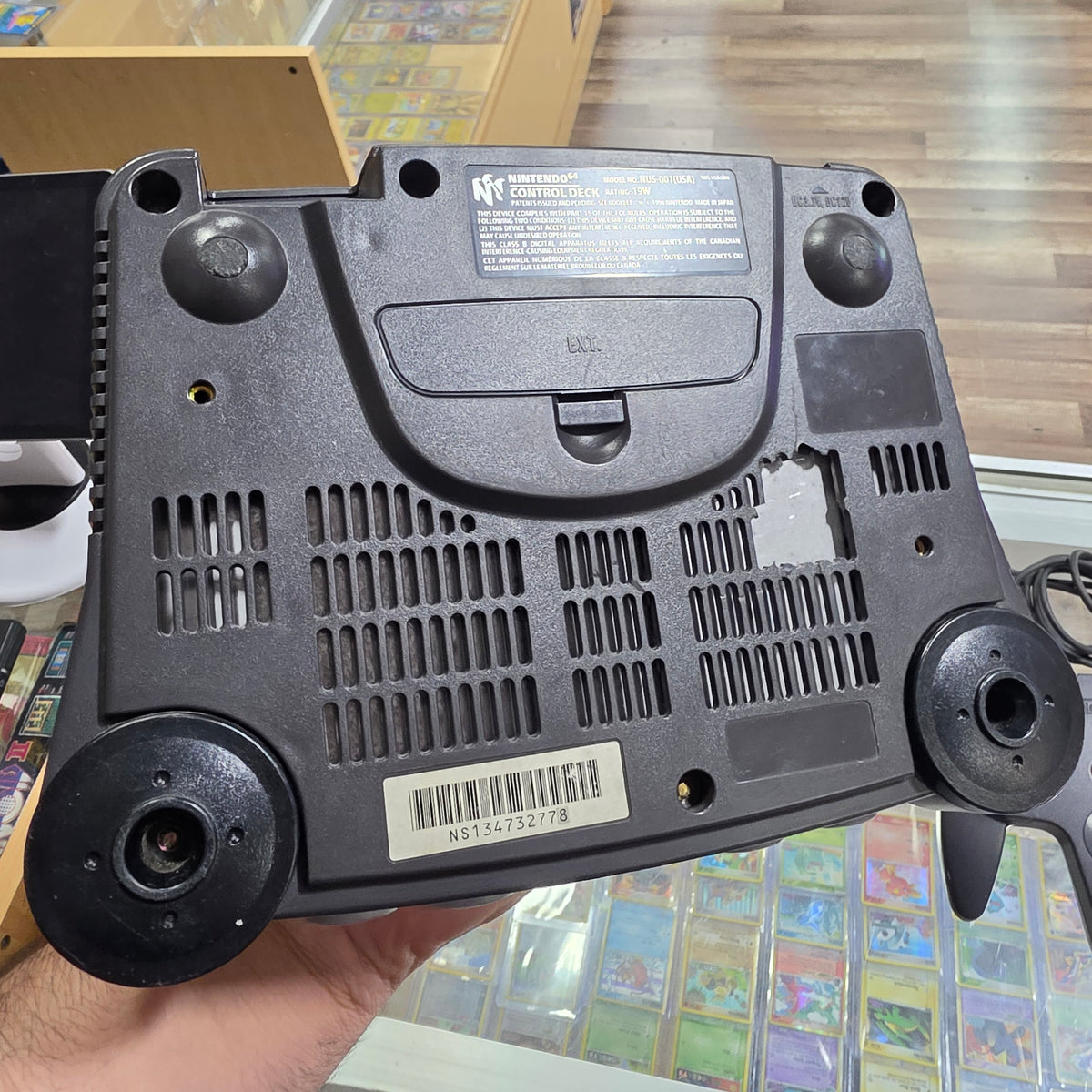 (778) Nintendo 64 System with Wires and Controller