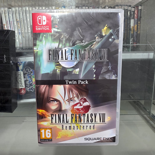 New Sealed Final Fantasy VII & VIII Remastered Twin Pack Nintendo Switch