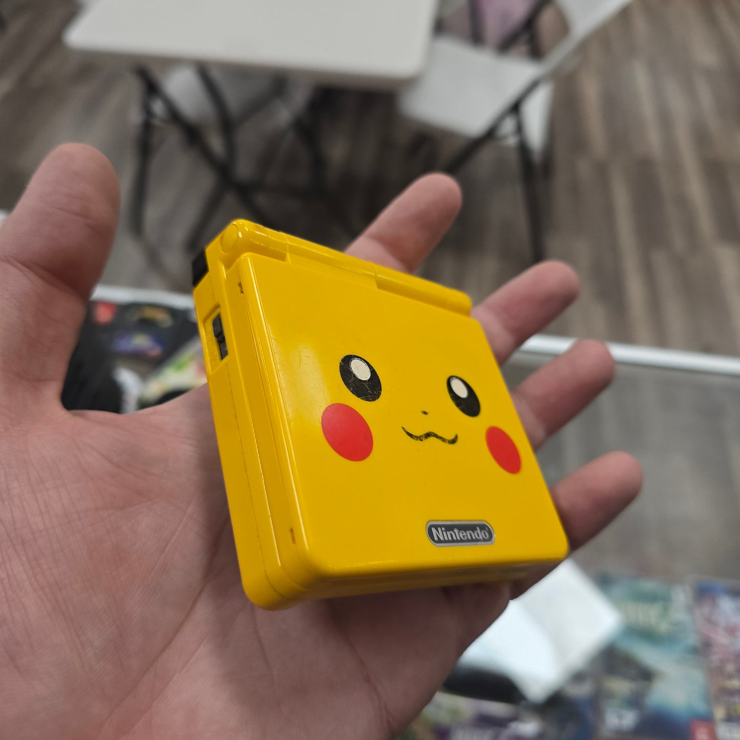 Pikachu Gameboy Advance SP (ToysRUs) (Authentic) Handheld System with Charger