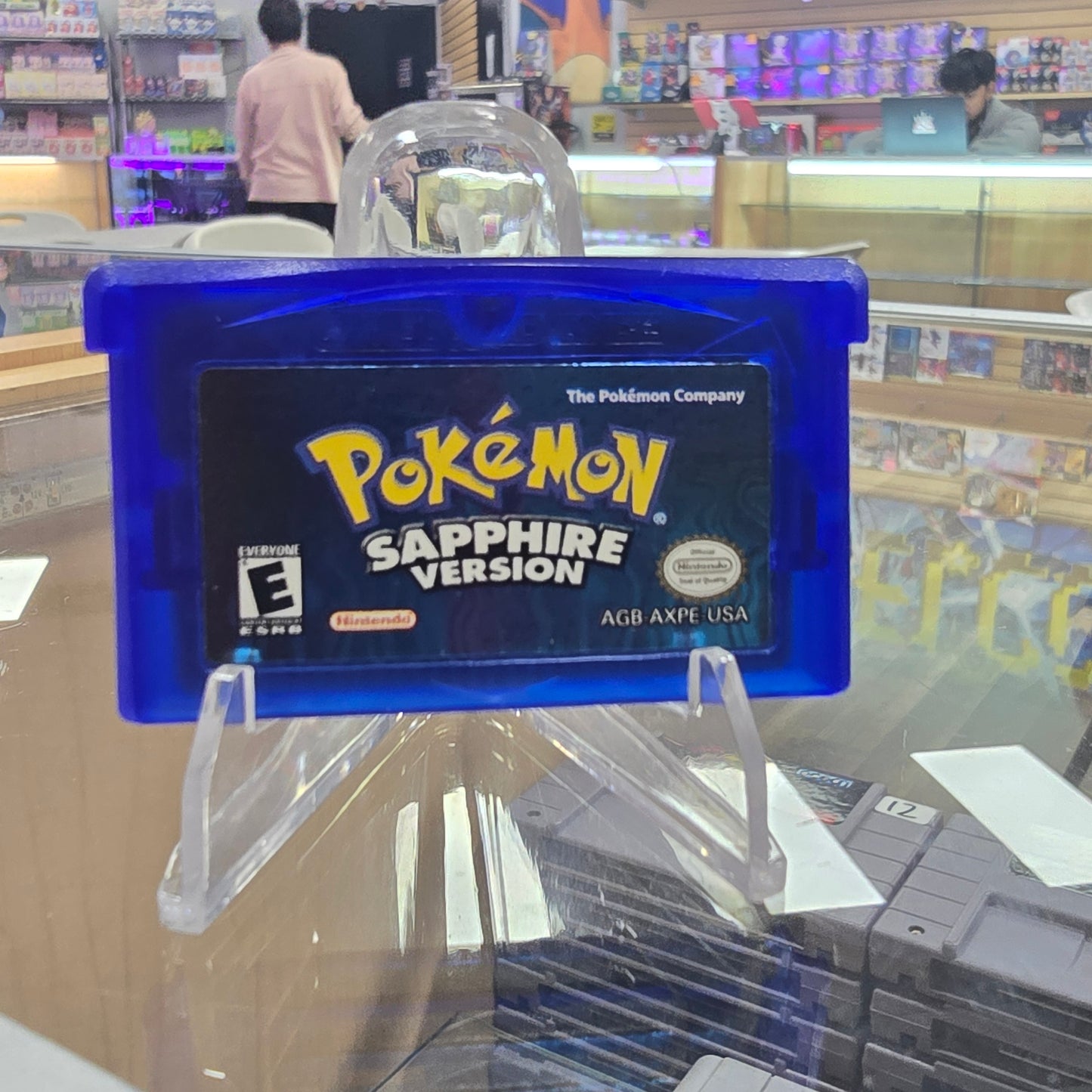 Pokémon Sapphire (Authentic) (Clean Label) Nintendo Gameboy Advance (Dry Battery)
