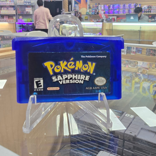 Pokémon Sapphire (Authentic) (Clean Label) Nintendo Gameboy Advance (Dry Battery)