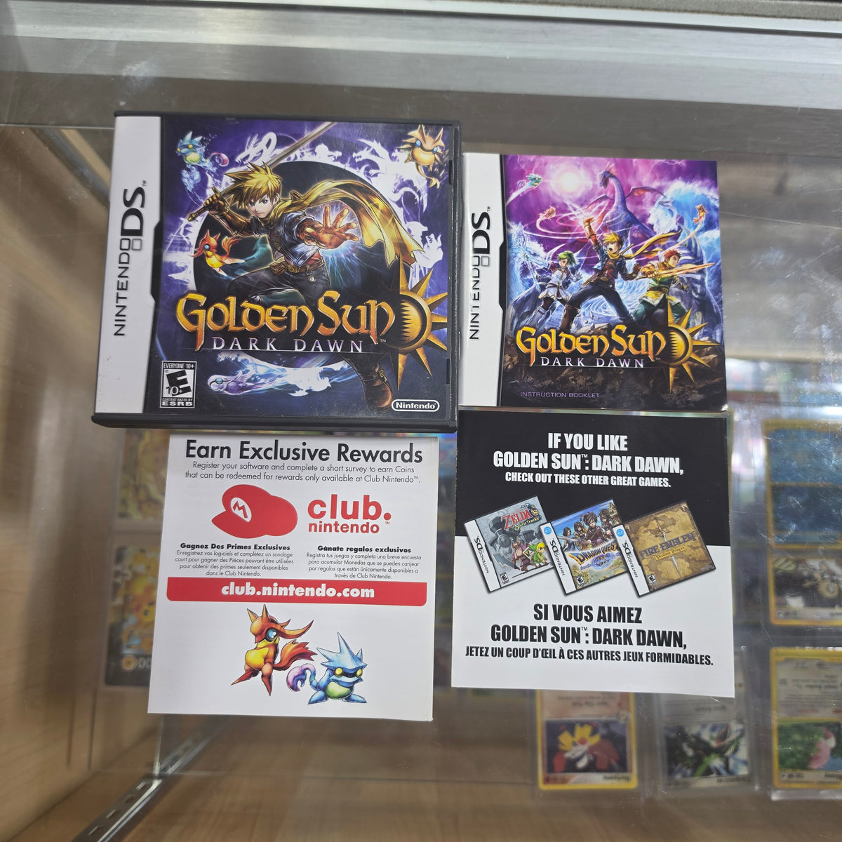 Golden Sun: Dark Dawn Nintendo DS (Case and Manual Only)
