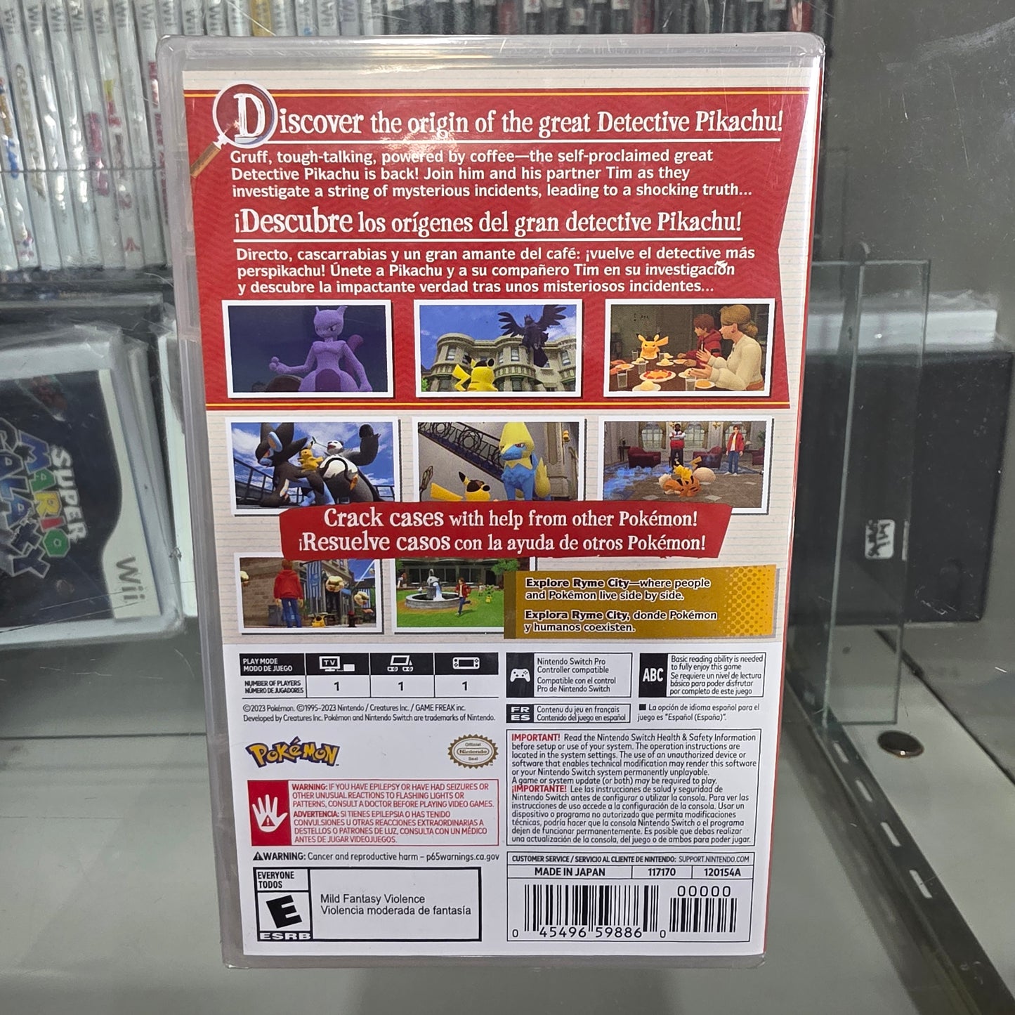 New Sealed Detective Pikachu Returns Nintendo Switch