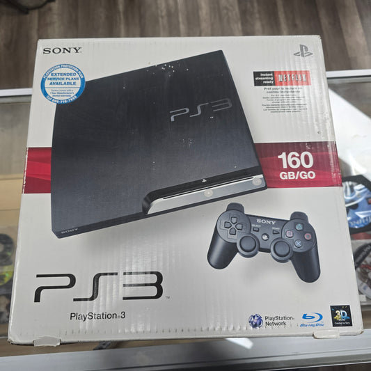 Playstation 3 Slim System 160GB CIB (Clean)