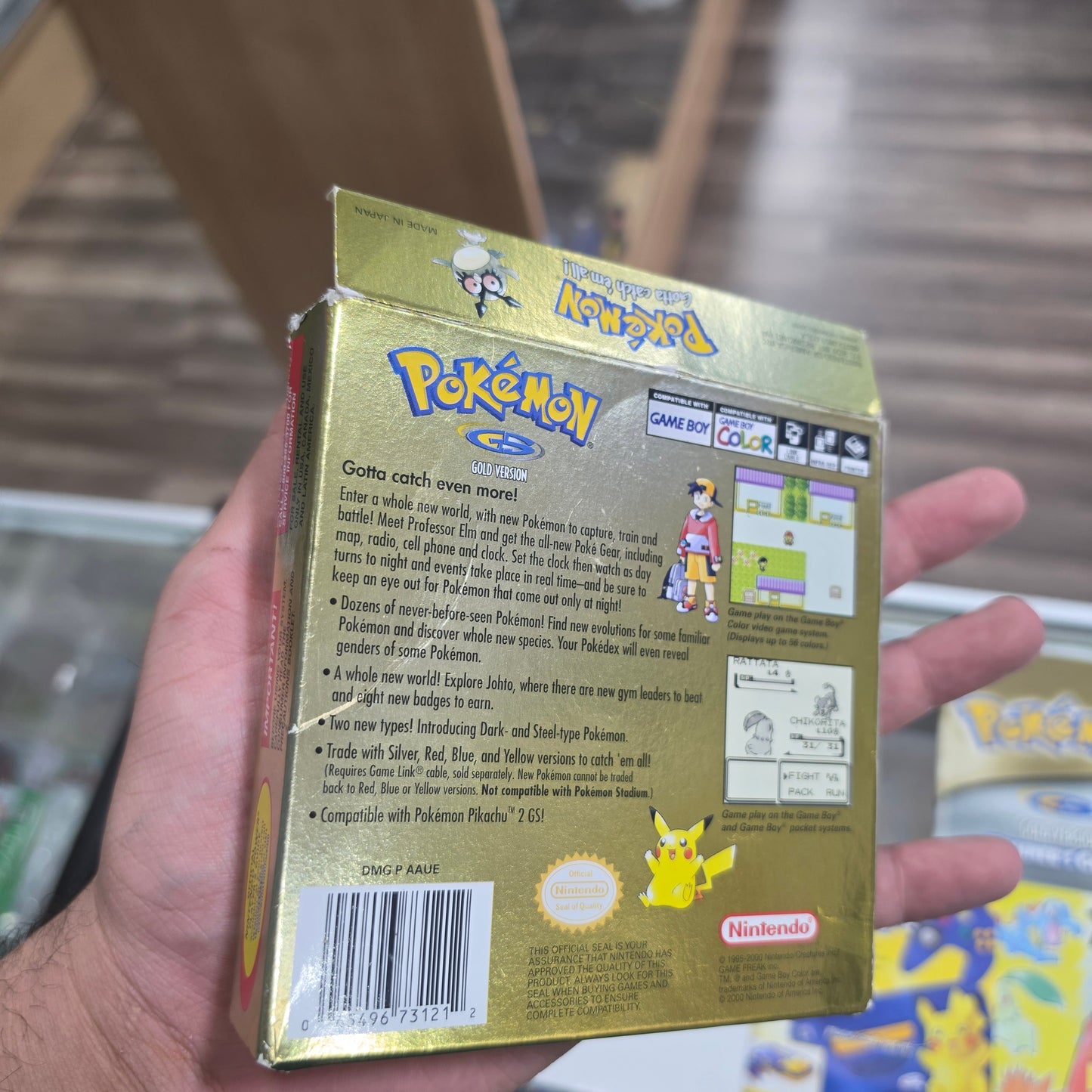 Pokemon Gold (Authentic) (New Battery) (Saves) GameBoy Color