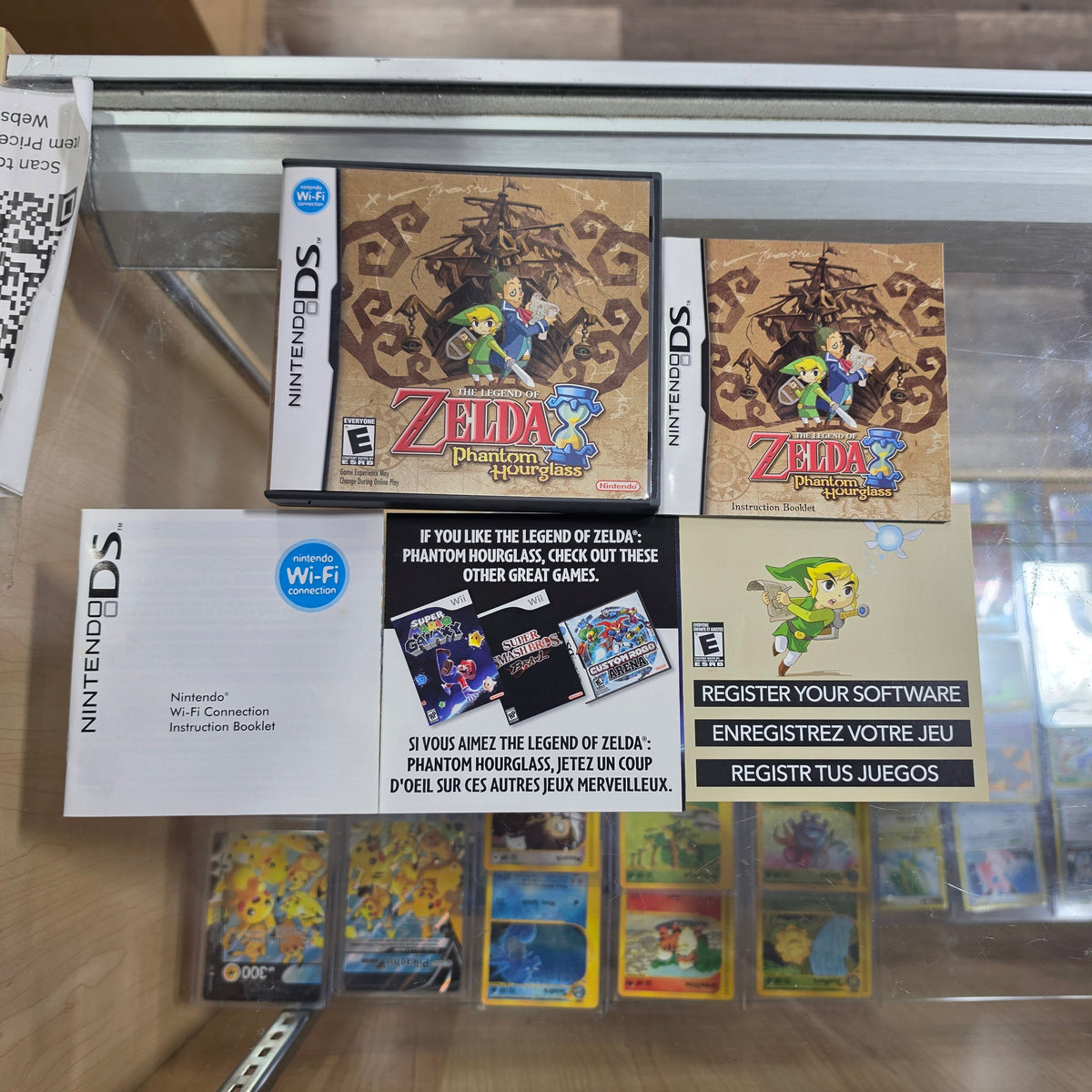 Zelda Phantom Hourglass (Case and Manual Only)