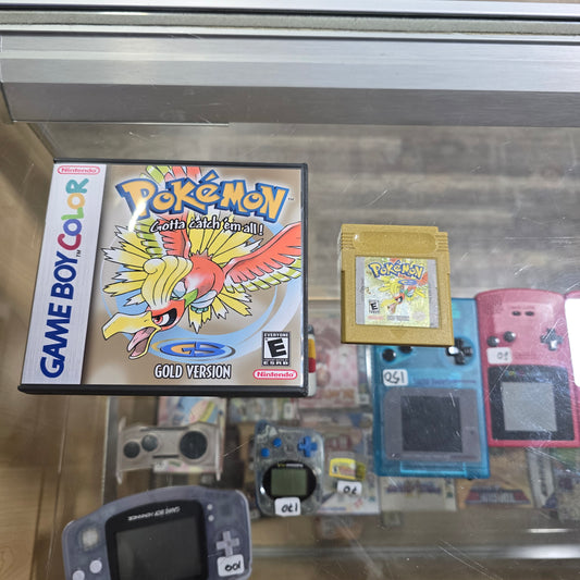 Pokémon Gold (Authentic) Nintendo Gameboy Color with REPRODUCTION CASE