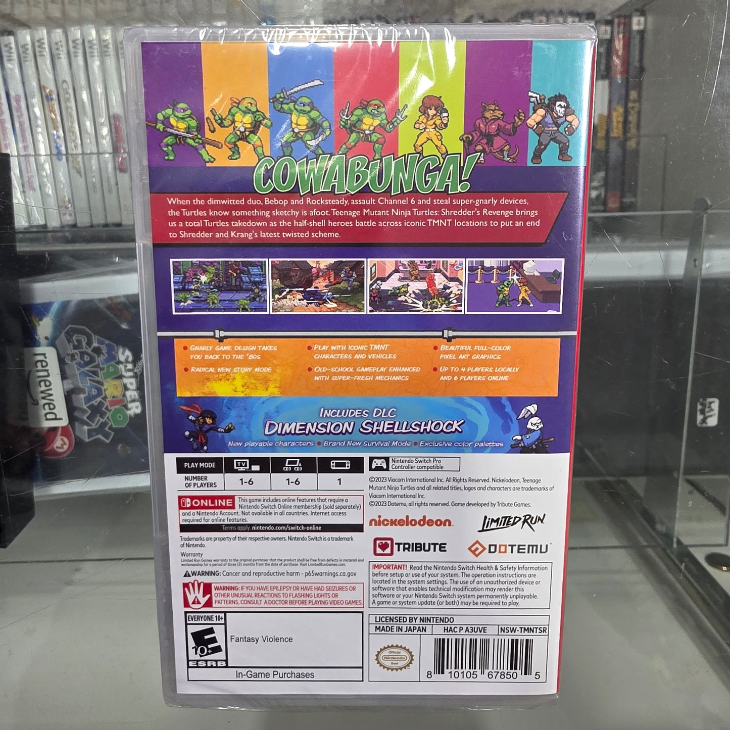 New Sealed Teenage Mutant Ninja Turtles: Shredder's Revenge [Anniversary Edition] Nintendo Switch