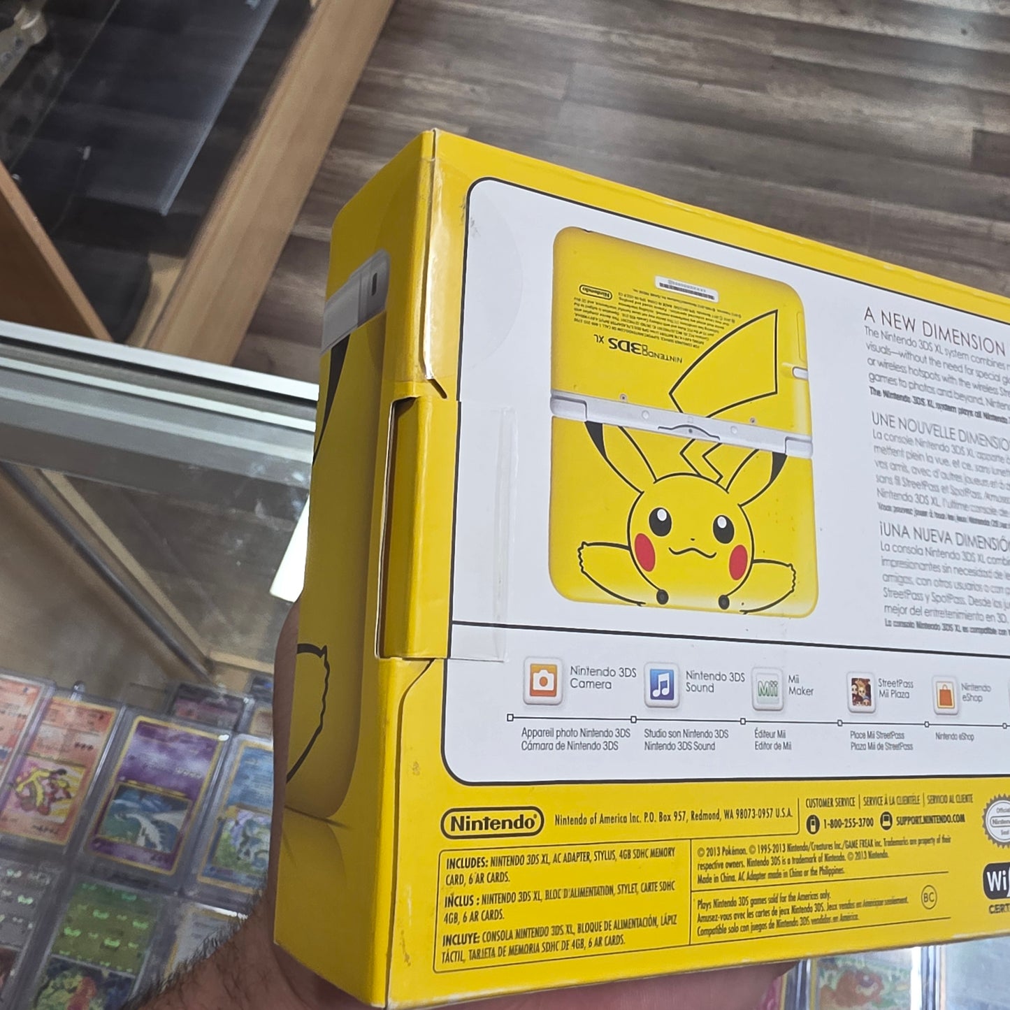 Nintendo 3DS XL Pikachu Yellow Handheld System (UNOPENED)
