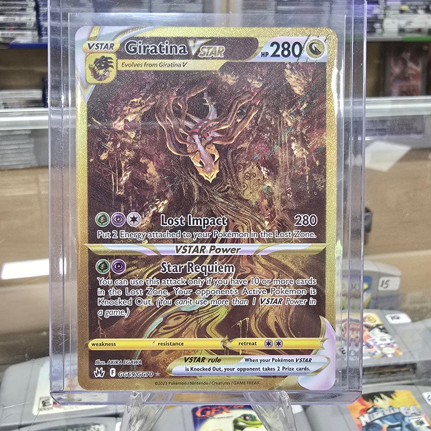 Giratina VSTAR (Secret) - Crown Zenith: Galarian Gallery (NM)
