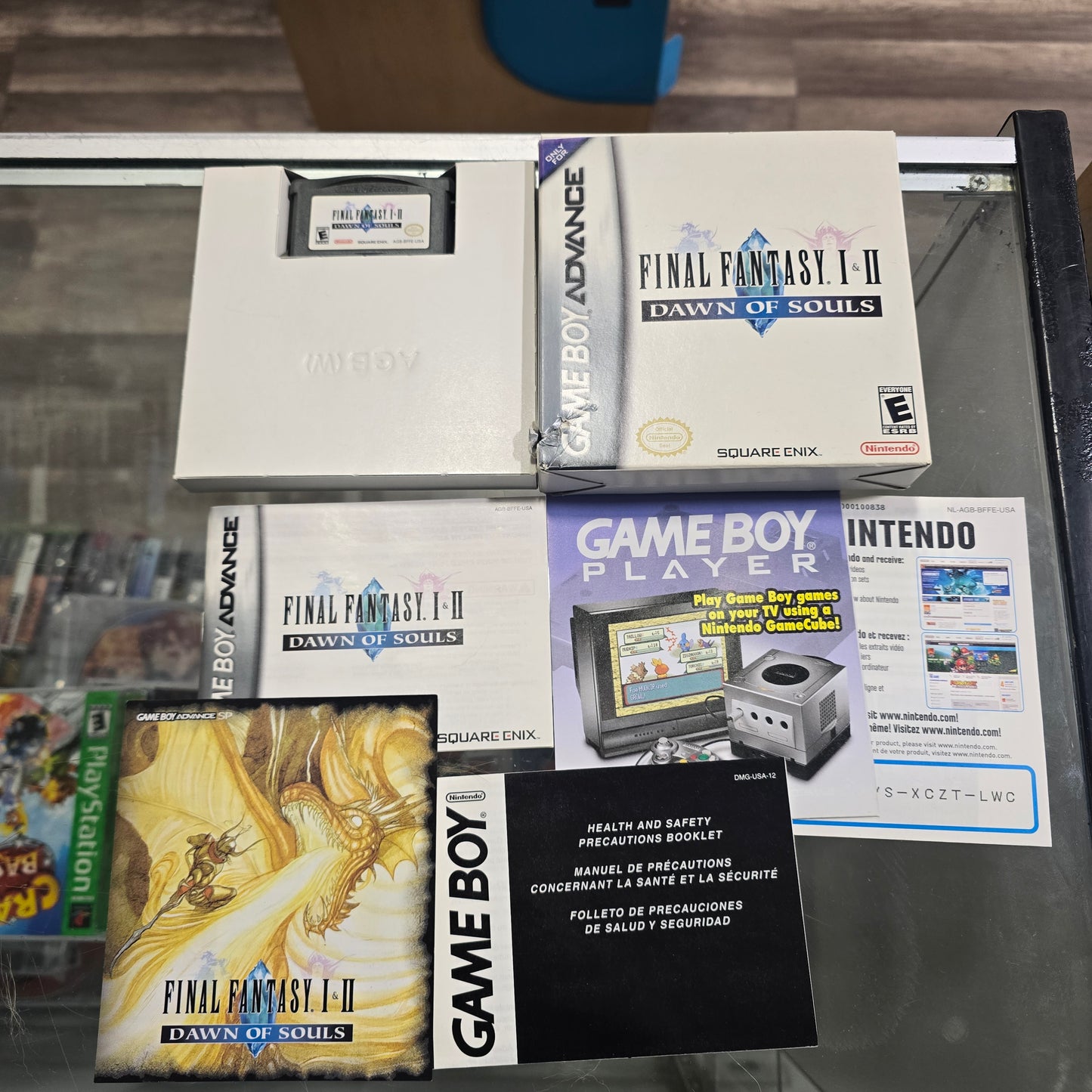 Final Fantasy I & II Dawn of Souls Nintendo Gameboy Advance