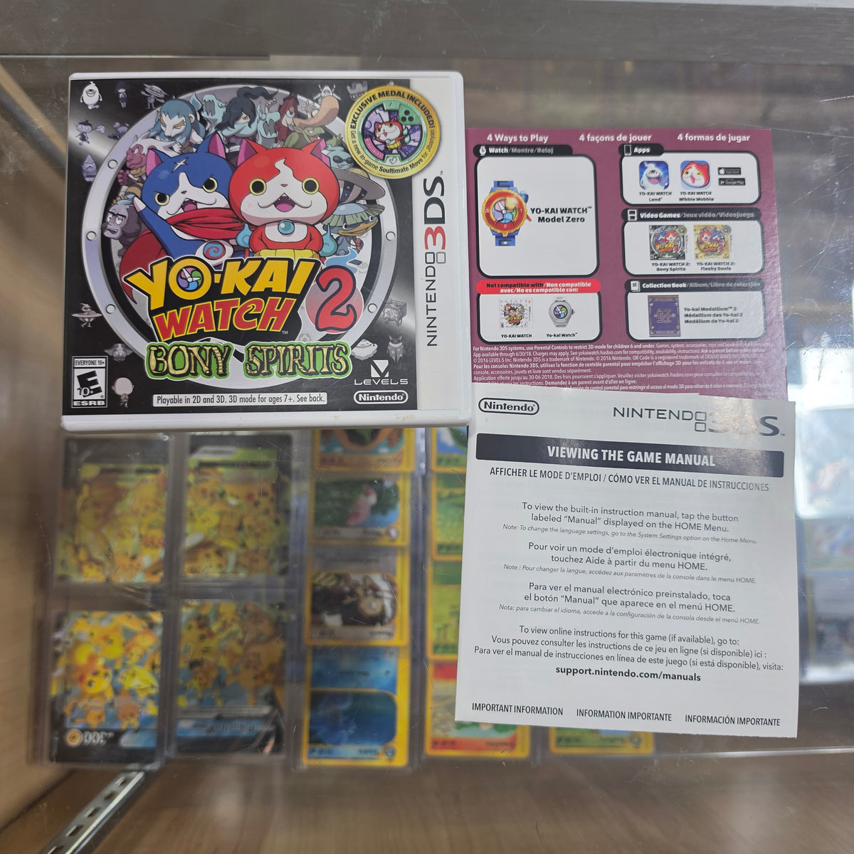 Yo-Kai Watch 2 Bony Spirits Nintendo 3DS (BOX COVER ART ONLY)