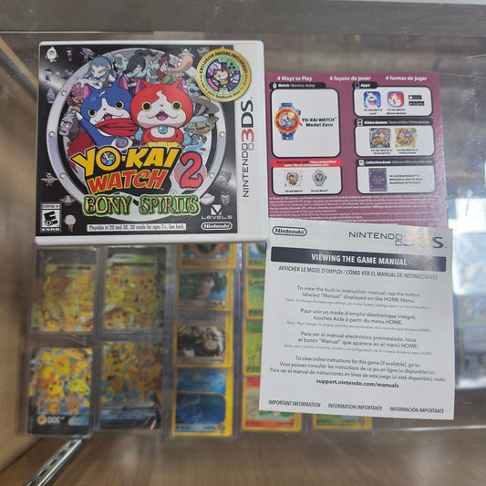 Yo-Kai Watch 2 Bony Spirits Nintendo 3DS (BOX COVER ART ONLY)