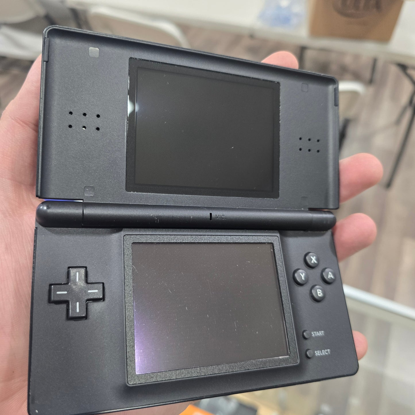Black Nintendo DS Lite Handheld System with Charger