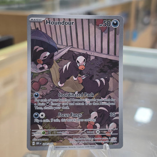Houndour - 204/197 - SV03: Obsidian Flames (NM)