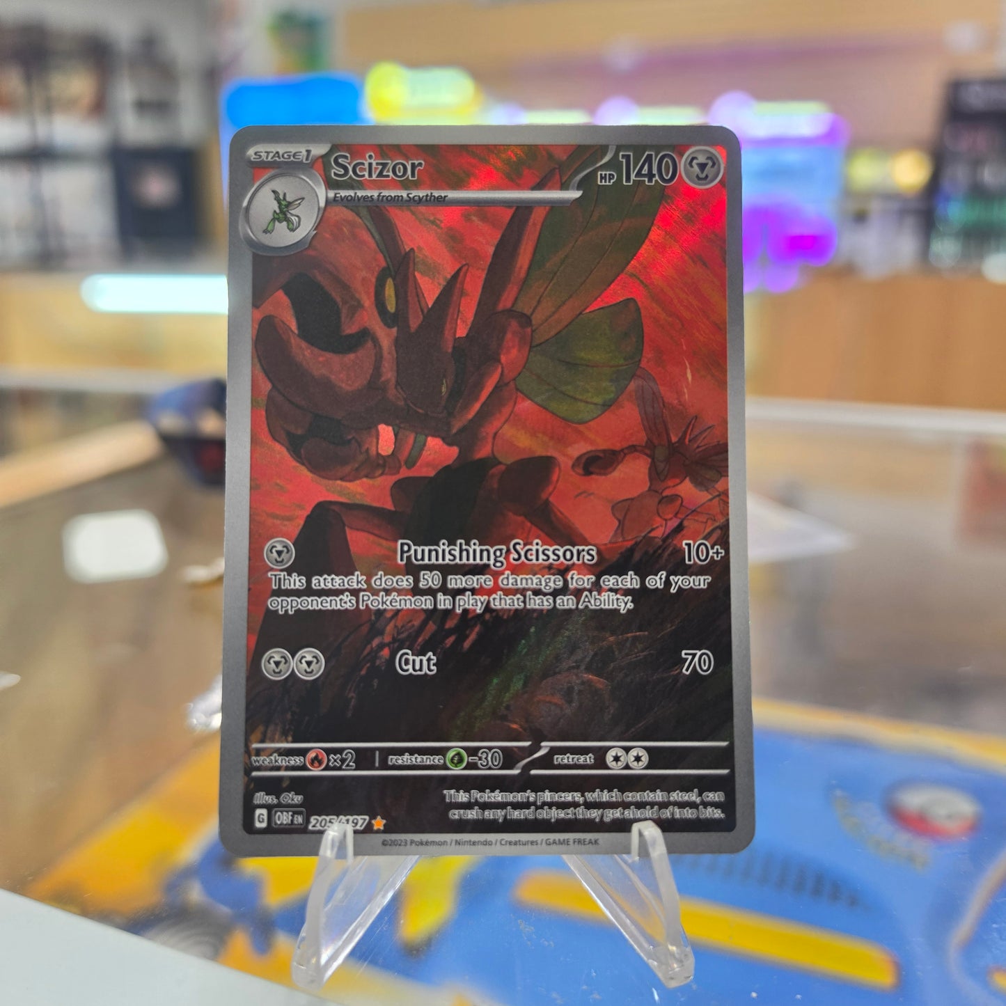 Scizor - 205/197 - SV03: Obsidian Flames (NM)