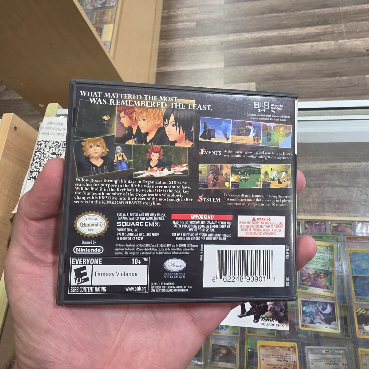 Kingdom Hearts 358/2 Days Nintendo DS (Case and Manual Only)