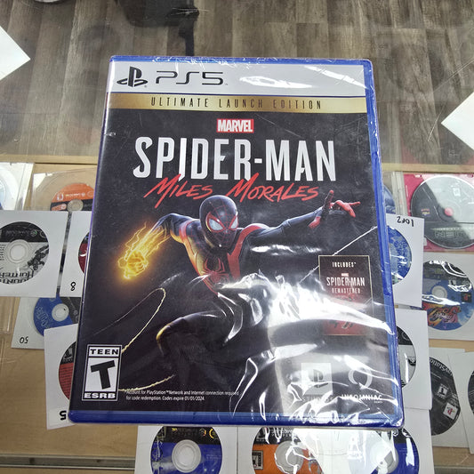 Marvel Spiderman: Miles Morales [Ultimate Launch Edition] Playstation 5 NEW SEALED
