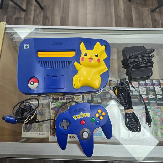 Pikachu Nintendo 64 System Nintendo 64 with Expansion Pack