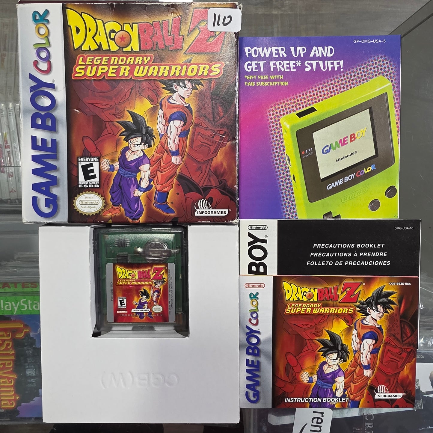 Dragonball Z Legendary Super Warriors Gameboy Color CIB