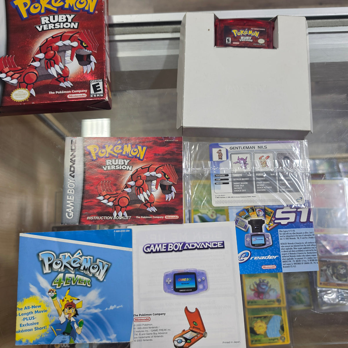 Pokémon Ruby (Authentic) (Dry Battery) Nintendo Gameboy Advance with Box CIB (Clean)