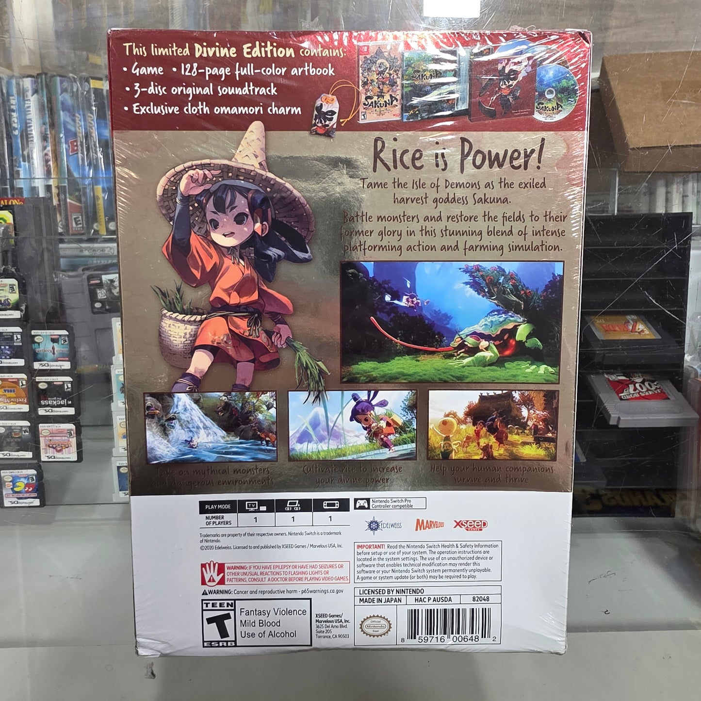 New Sealed Sakuna of Rice and Ruin Divine Edition Nintendo Switch