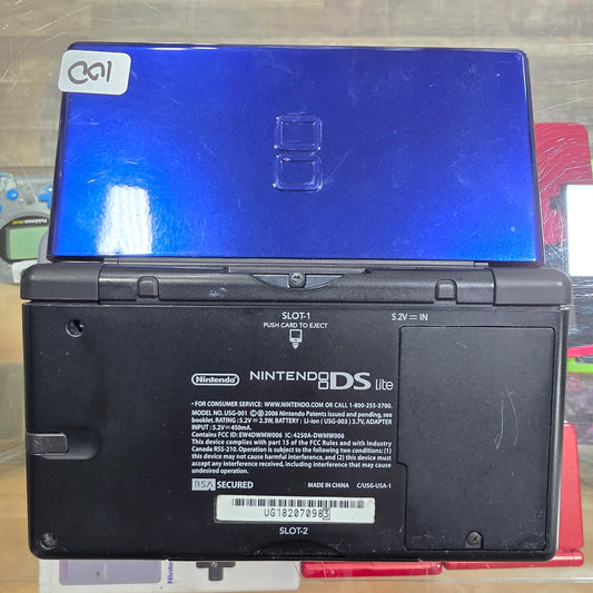 Blue Nintendo DS Lite System Handheld [Charger Included]