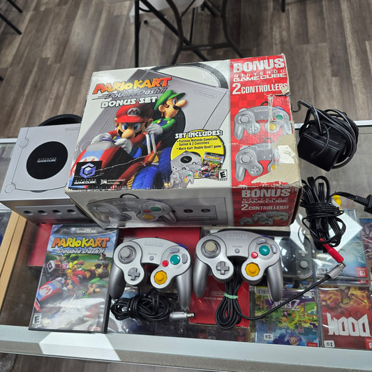 Platinum Gamecube System [Mario Kart Double Dash Bundle] Nintendo Gamecube