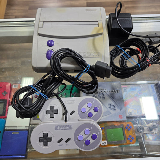 Super Nintendo System Jr. Super Nintendo [Cables and controllers included]