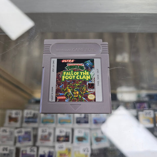 Teenage Mutant Ninja Turtles Fall Of The Foot Clan Nintendo GameBoy (Clean Label)