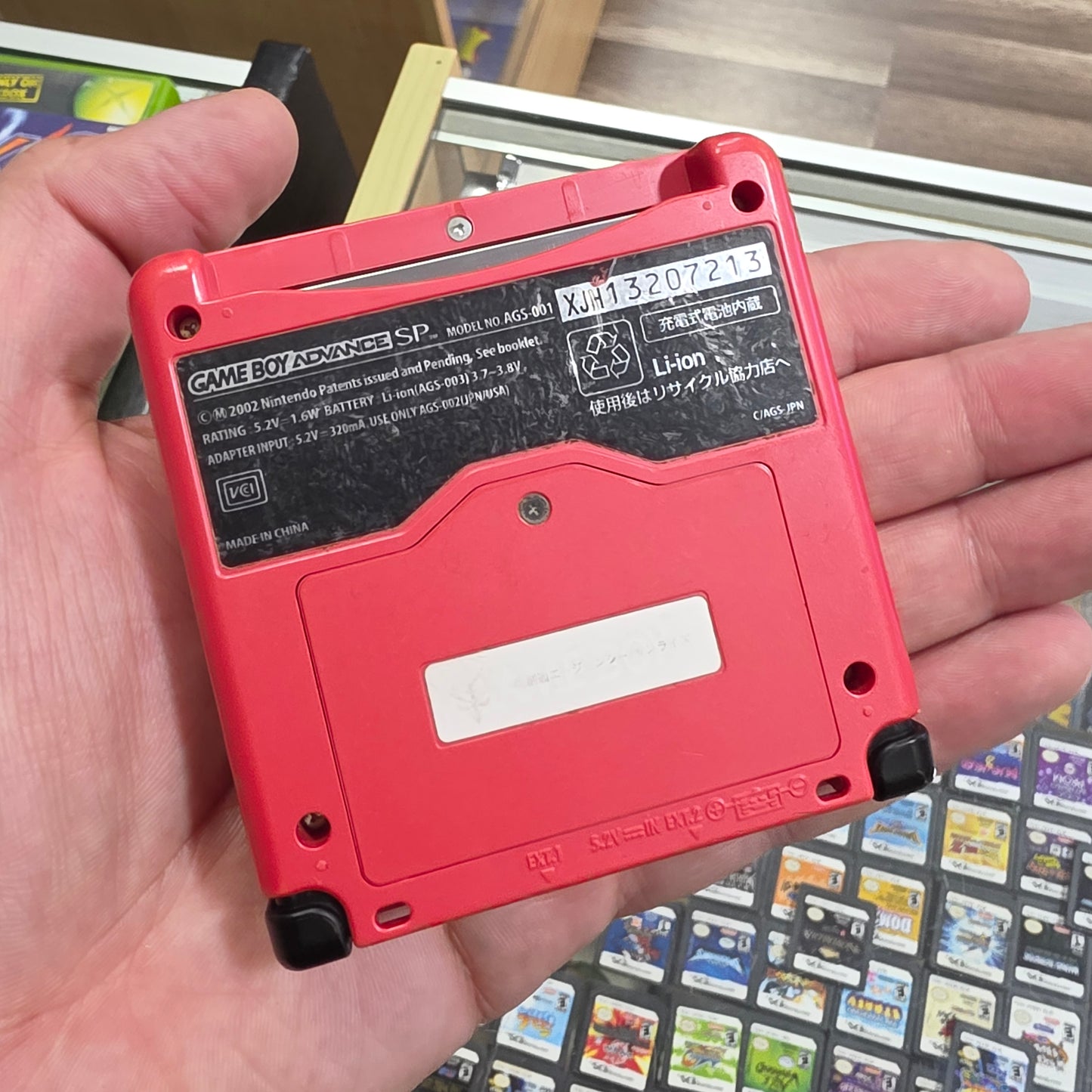 Nintendo Gameboy Advance SP Char Aznable Custom SD Gundam G Generation JP Nintendo GameBoy Advance With Charger